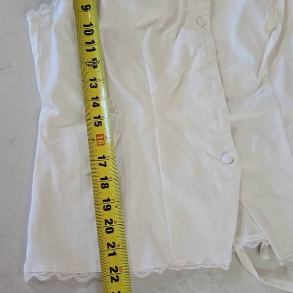 Cupshe Cream Sleeveless Blouse with Button Detail - Picture 15 of 16